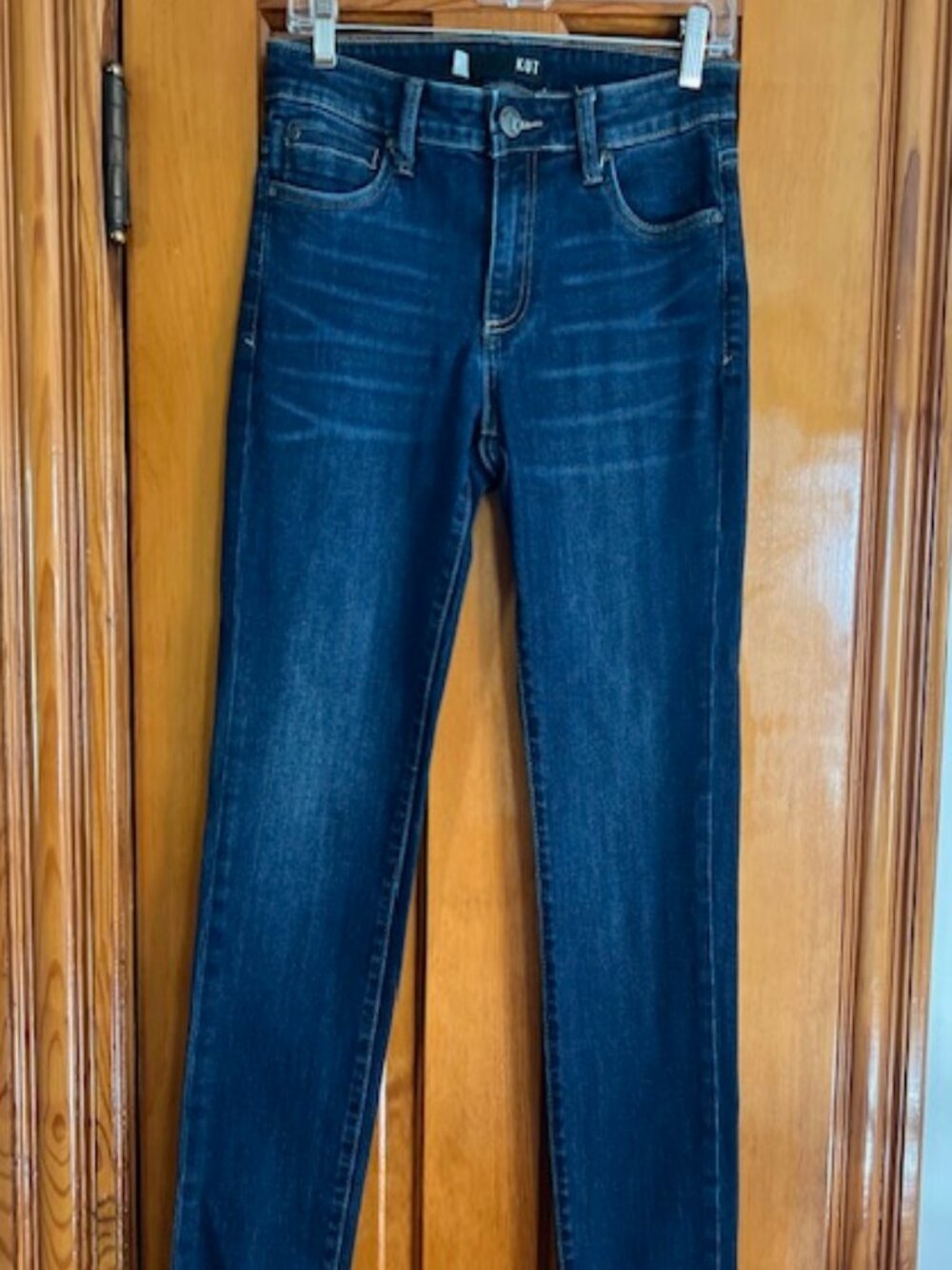 Kut from the Kloth Catherine Boyfriend Dark Blue Denim Jeans Women's 2